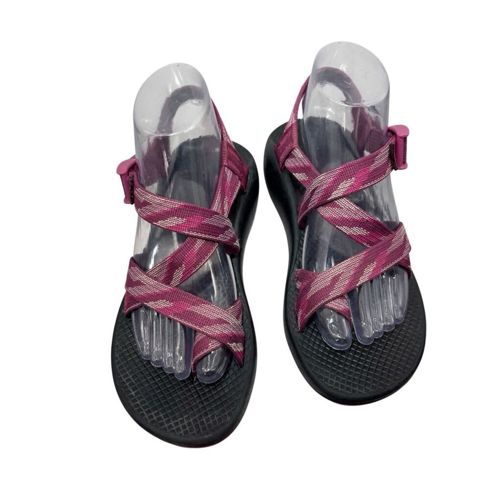 Rare Chaco Sandals - Women’s Toe-Separator Clear Protectors, Purple/Maroon Webbi